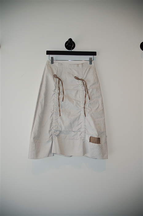 Ivory Sarah Pacini Midi Skirt, size XS