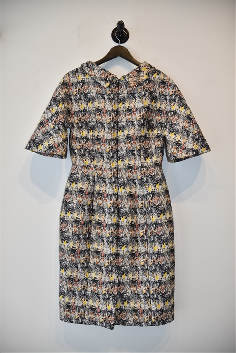 Abstract Pattern Carolina Herrera Sheath Dress, size 8