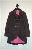 Basic Black Mackage Coat, size M