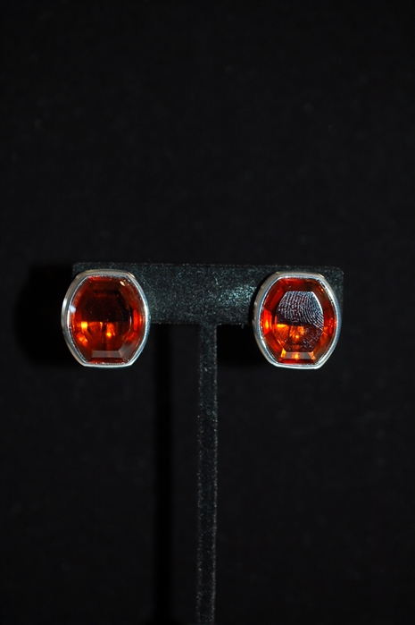 Dark Amber Nina Ricci Earrings, size O/S