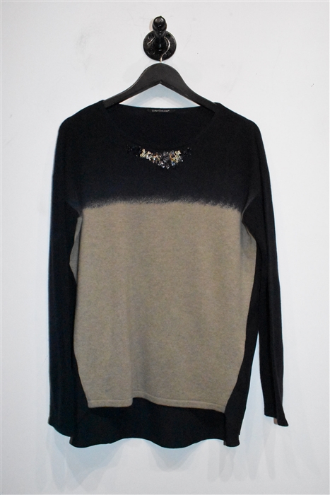 Navy Ombre Luisa Cerano Pullover, size 8