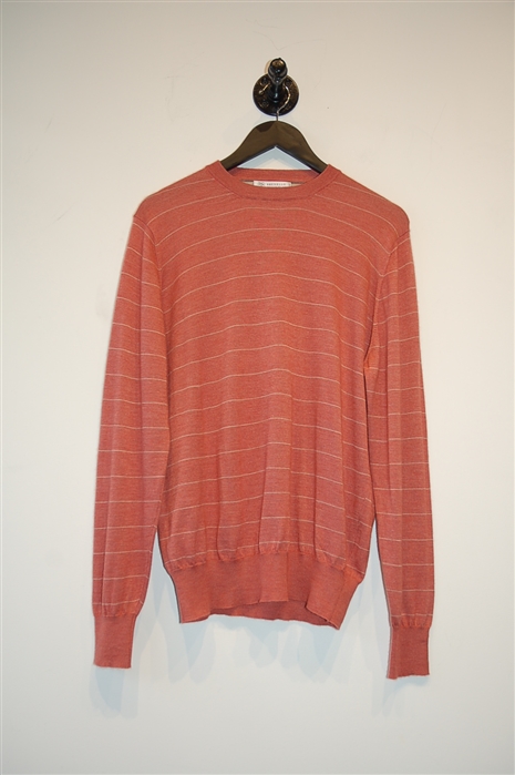 Salmon Brunello Cucinelli Pullover, size L