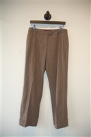 Brown Stripe Etro Trousers, size 8