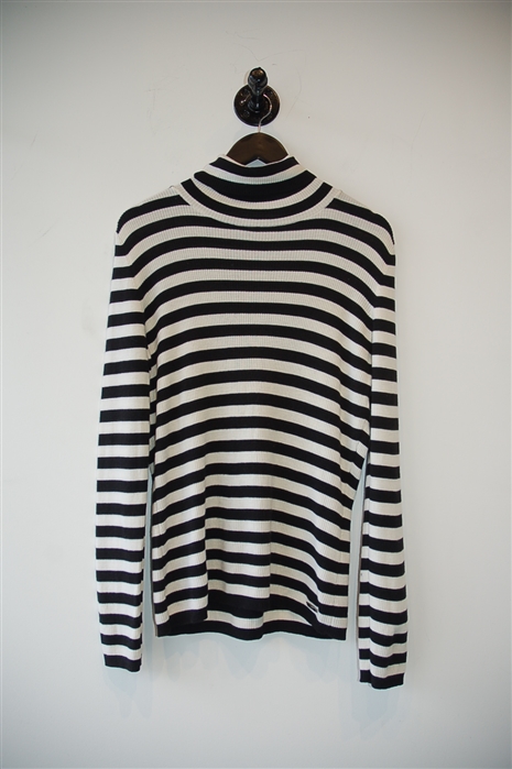 Black & White Escada Turtleneck, size XL