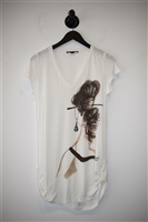 Soft White Seventy T-Shirt, size S