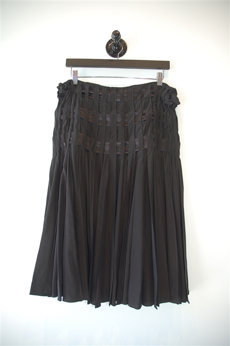 Basic Black Saint Laurent Circle Skirt, size 10