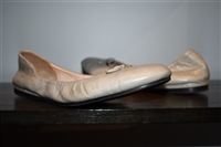 Taupe Prada Ballet Flats, size 9