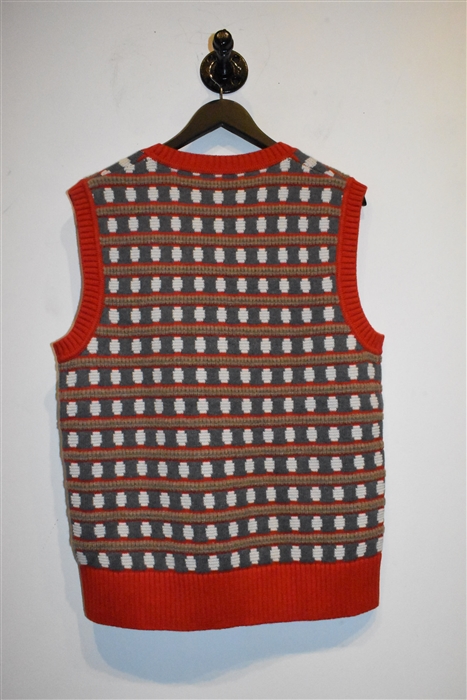 Geometric Burberry Vest, size L