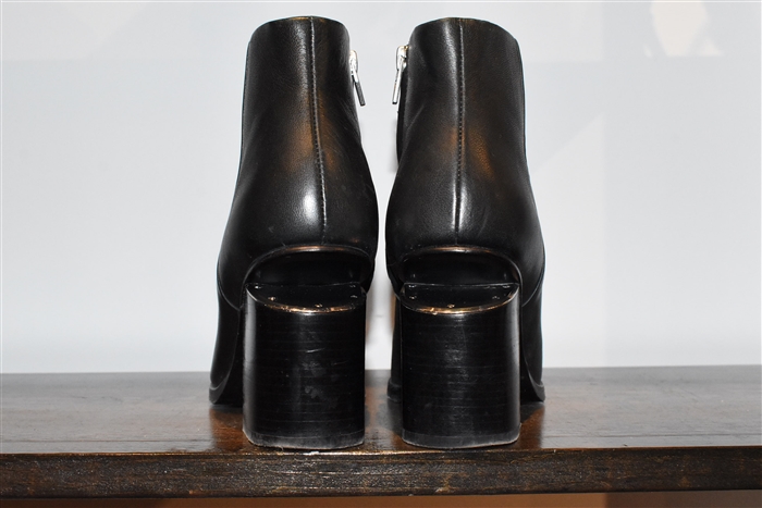 Black Leather Alexander Wang Ankle Boots, size 9