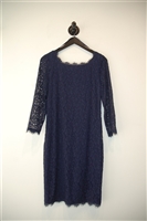 Navy Diane von Furstenberg Sheath Dress, size 8