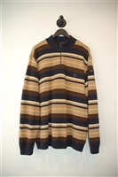 Brown Stripe Paul & Shark Pullover, size XL