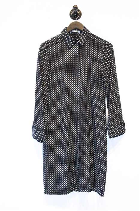 Black & Off-White Jil Sander Shirt Dress, size S