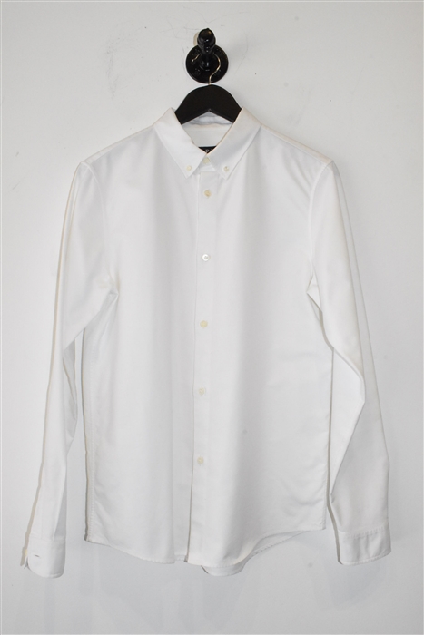 Soft White A.P.C. Button Shirt, size M