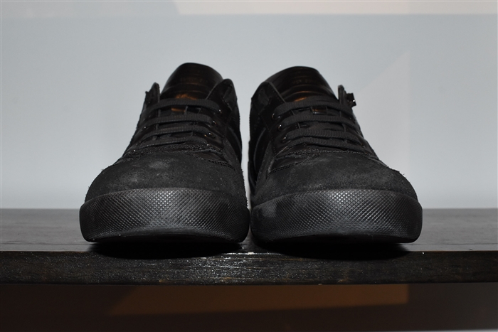 Black Leather Dior Sneaker, size 9