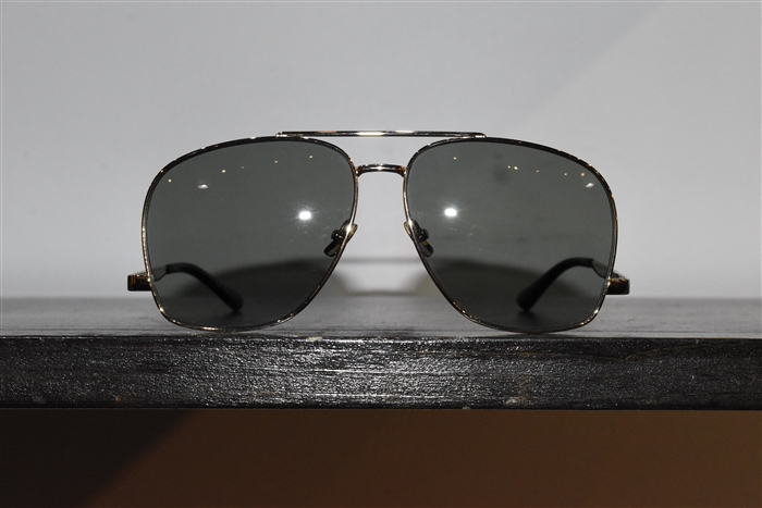 Gold Saint Laurent Sunglasses, size O/S