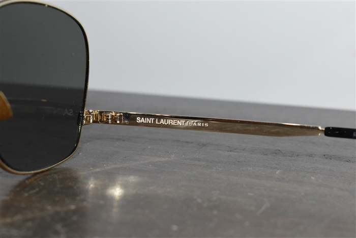 Gold Saint Laurent Sunglasses, size O/S