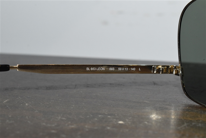 Gold Saint Laurent Sunglasses, size O/S