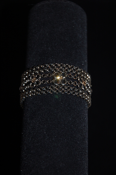 Gunmetal Nina Ricci Bracelet, size O/S