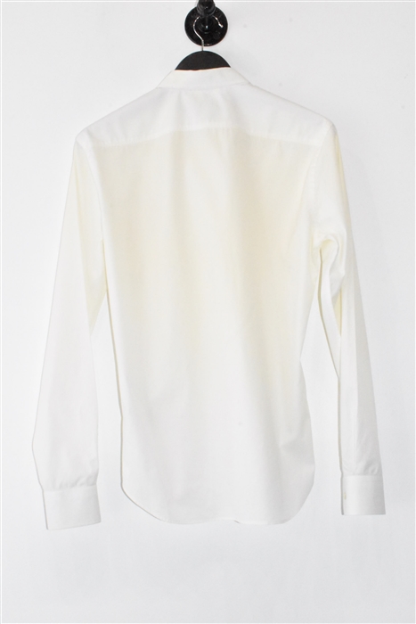 Cream Burberry Button Shirt, size S