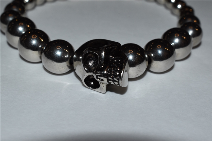 Silver Alexander McQueen Bracelet, size O/S