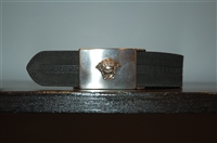 Black Leather Gianni Versace - Vintage Belt, size M