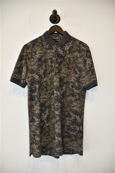 Camouflage Dolce & Gabbana Polo, size S