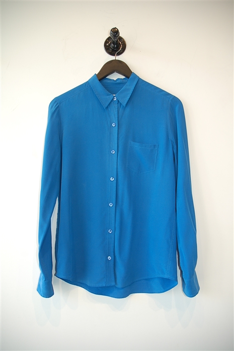 Azure Blue Equipment Shirt, size S