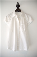Soft White Alexander Wang Short-Sleeved Top, size 4