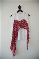 White MSGM Sleeveless, size S