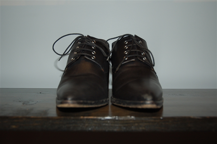 Black Leather D&G - Dolce & Gabbana Shoes, size 8