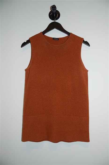 Burnt Orange Akris Shell, size 10