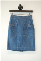 Denim Blue Fendi - Vintage Denim Skirt, size S