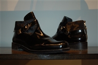 Black Leather Stuart Weitzman Ankle Boots, size 9