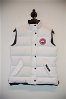 Bright White Canada Goose Vest, size M