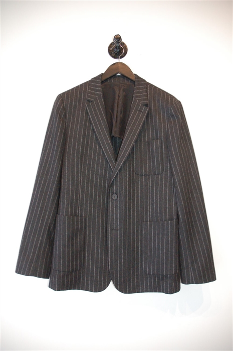 Charcoal Stripe Ami - Alexandre Mattiussi Sport Coat, size 40