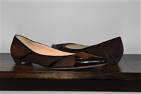 Espresso Jimmy Choo Flats, size 7.5