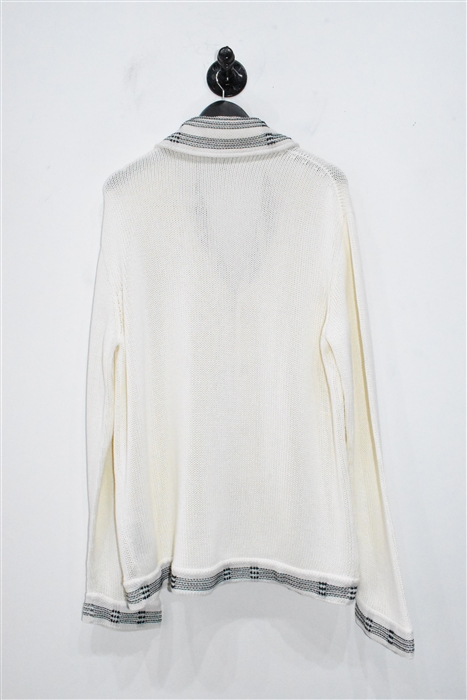 Cream Giorgio Armani Cardigan, size 2XL