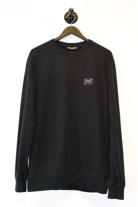 Basic Black Dolce & Gabbana Sweatshirt, size XL