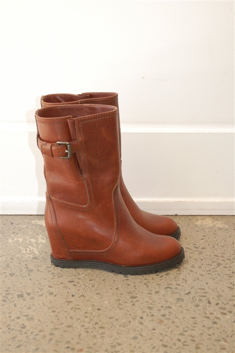 Whiskey Car Shoe Boots, size 8.5