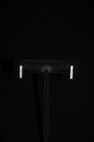 Rhodium Nina Ricci Earrings, size O/S