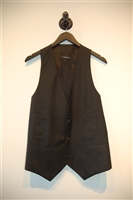 Basic Black Costume National Waistcoat, size M
