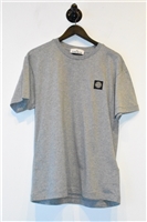 Heather Gray Stone Island T-Shirt, size L