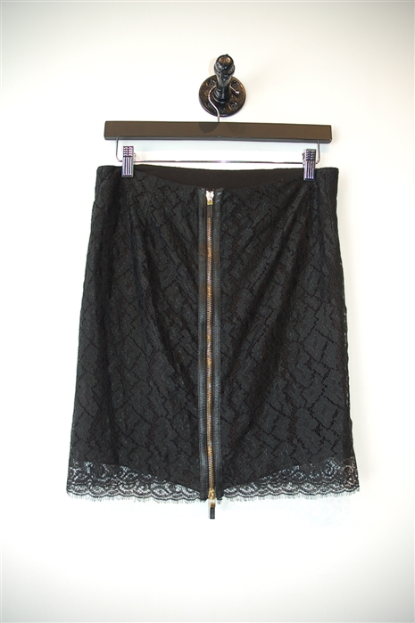 Black Lace Alexander McQueen Pencil Skirt, size 6