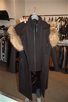 Basic Black Mackage Coat, size XS
