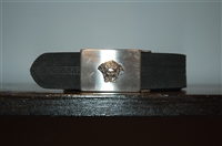 Black Leather Gianni Versace - Vintage Belt, size L