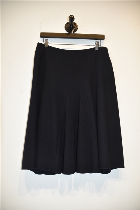 Navy Jil Sander A-Line Skirt, size 10