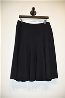Navy Jil Sander A-Line Skirt, size 10