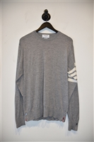 Heather Gray Thom Browne Pullover, size L