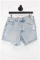 Light Denim Agolde Shorts, size 26