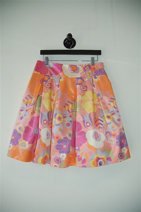 Floral Moschino A-Line Skirt, size M
